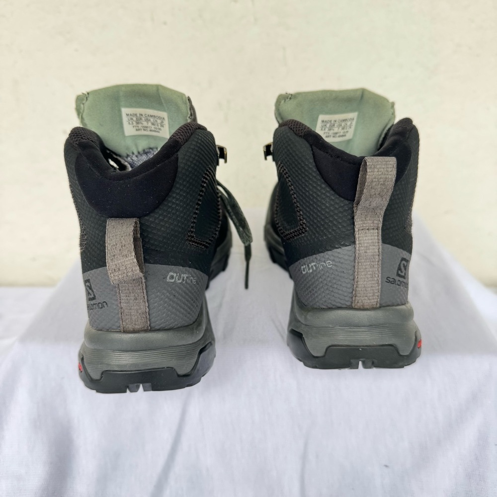 SALOMON OUTline Mid GTX Hiking Boots - Women's Sz 7 - Picture 5 of 11
